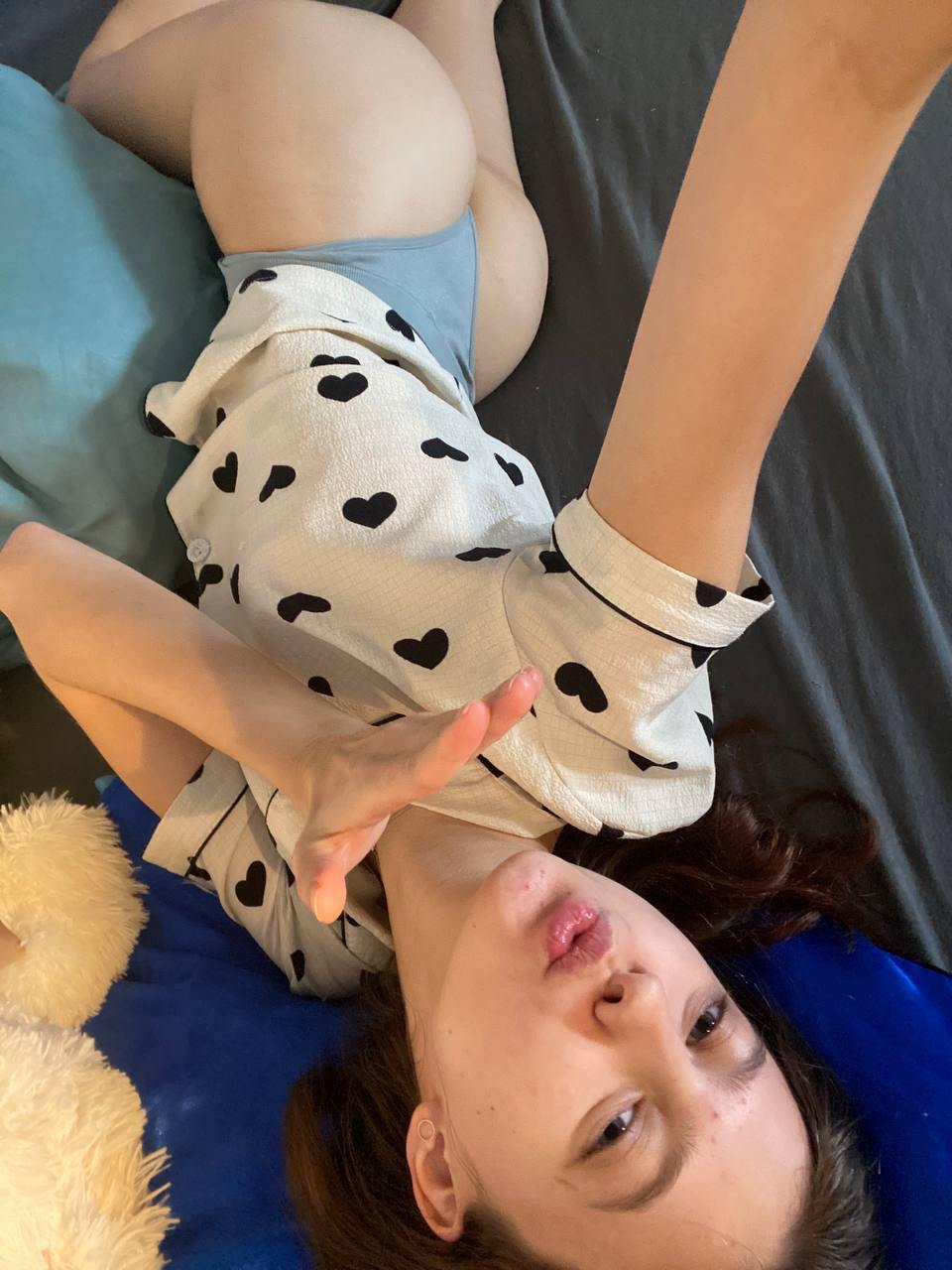 A cozy shot with Your princess — straight from Wuhan